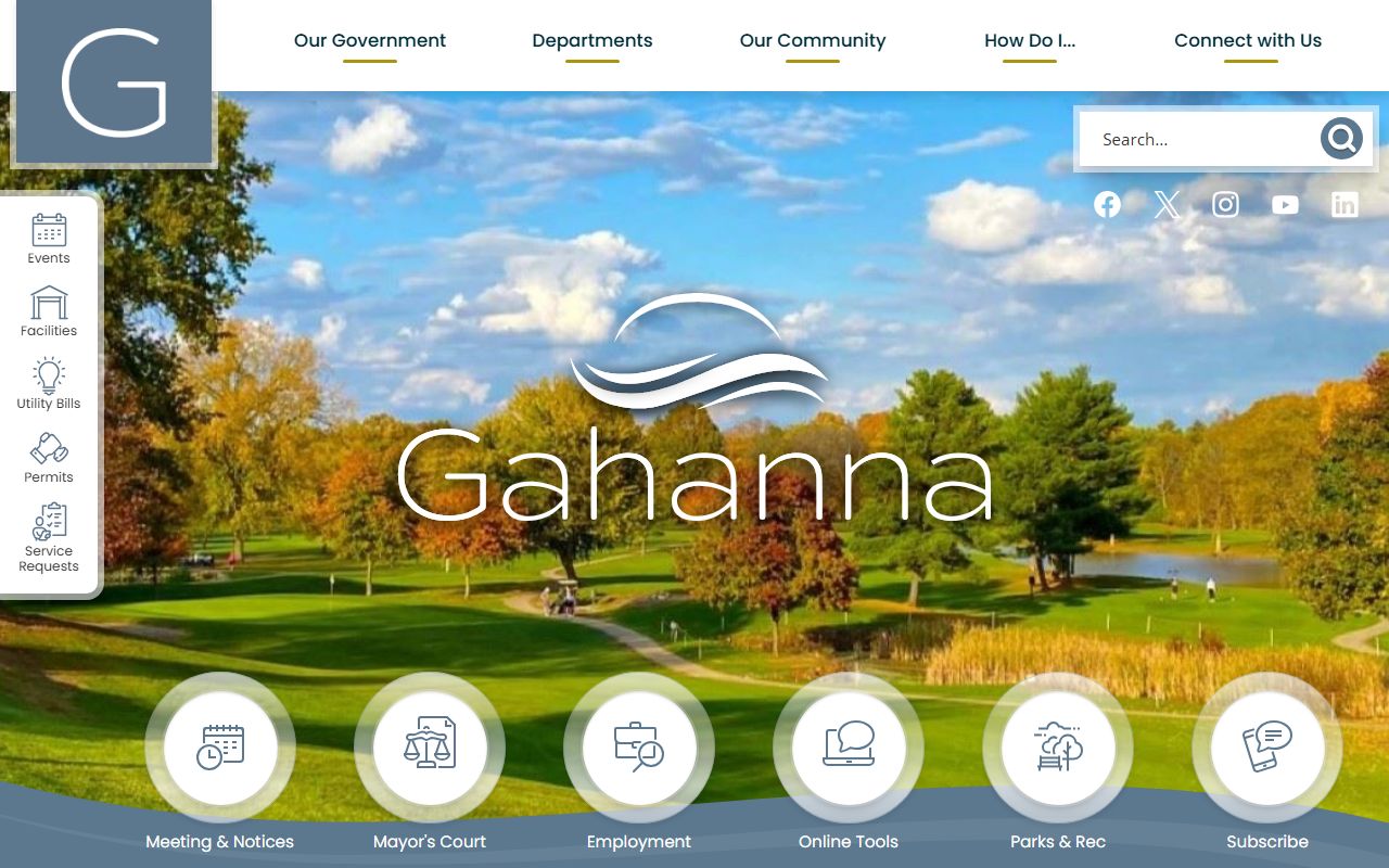 Gahanna phone directory city website