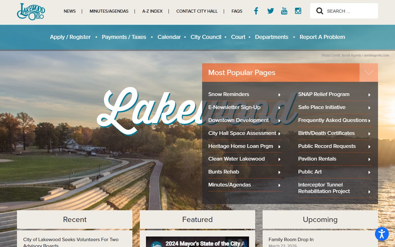 Lakewood phone directory city website