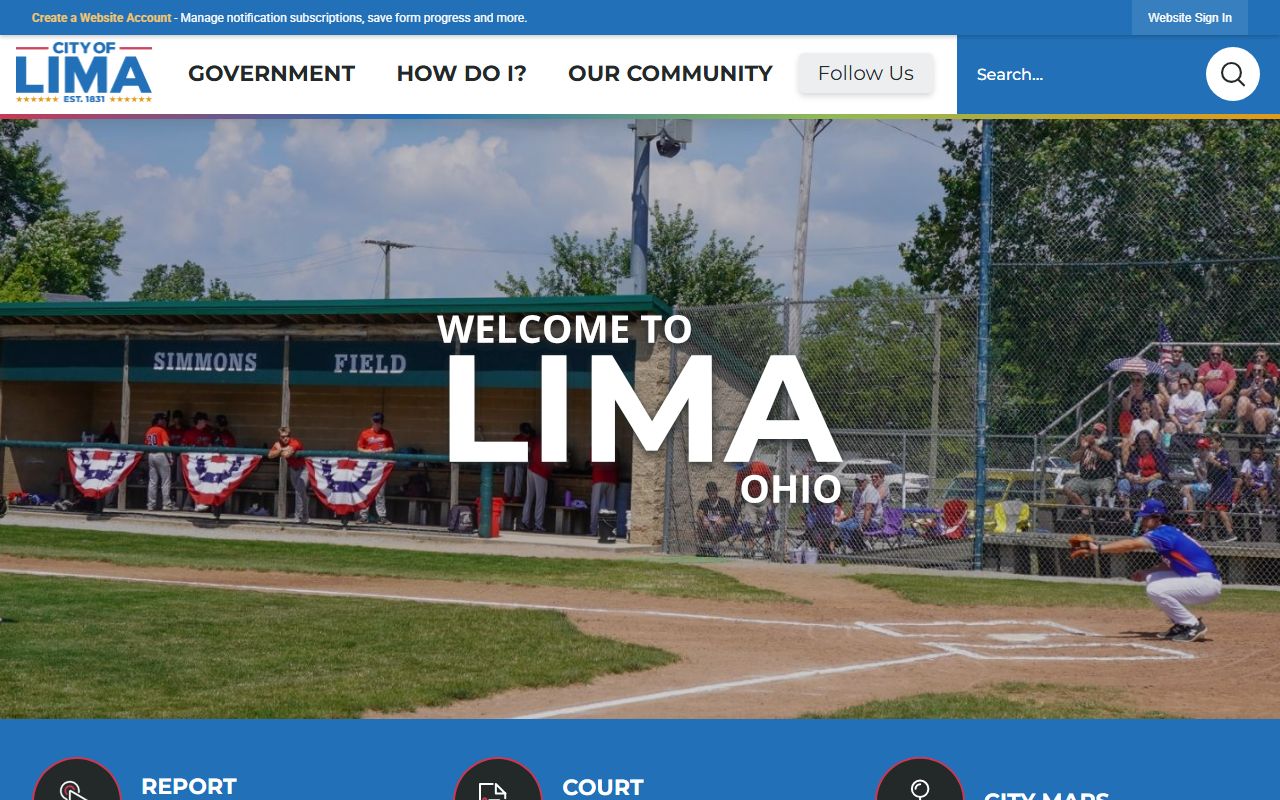 Lima Ohio phone directory city website