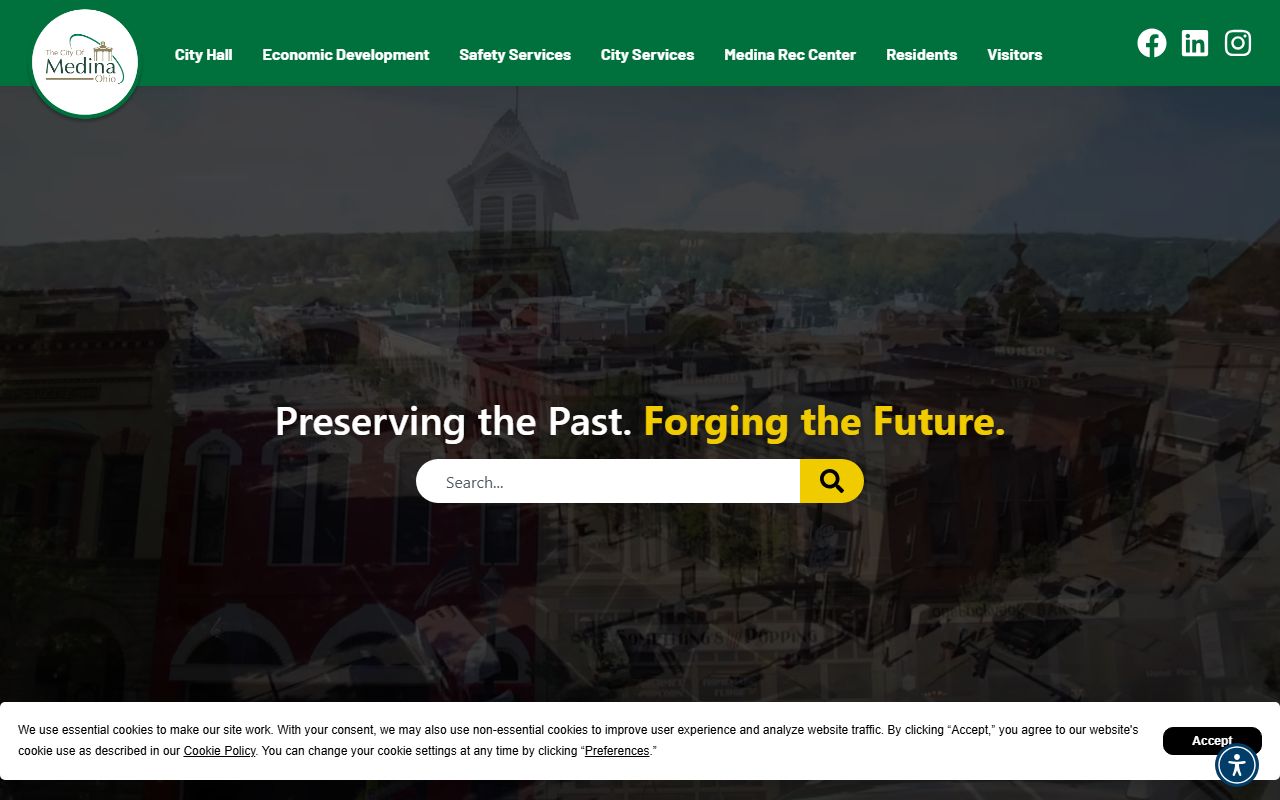 Medina Ohio phone directory city website