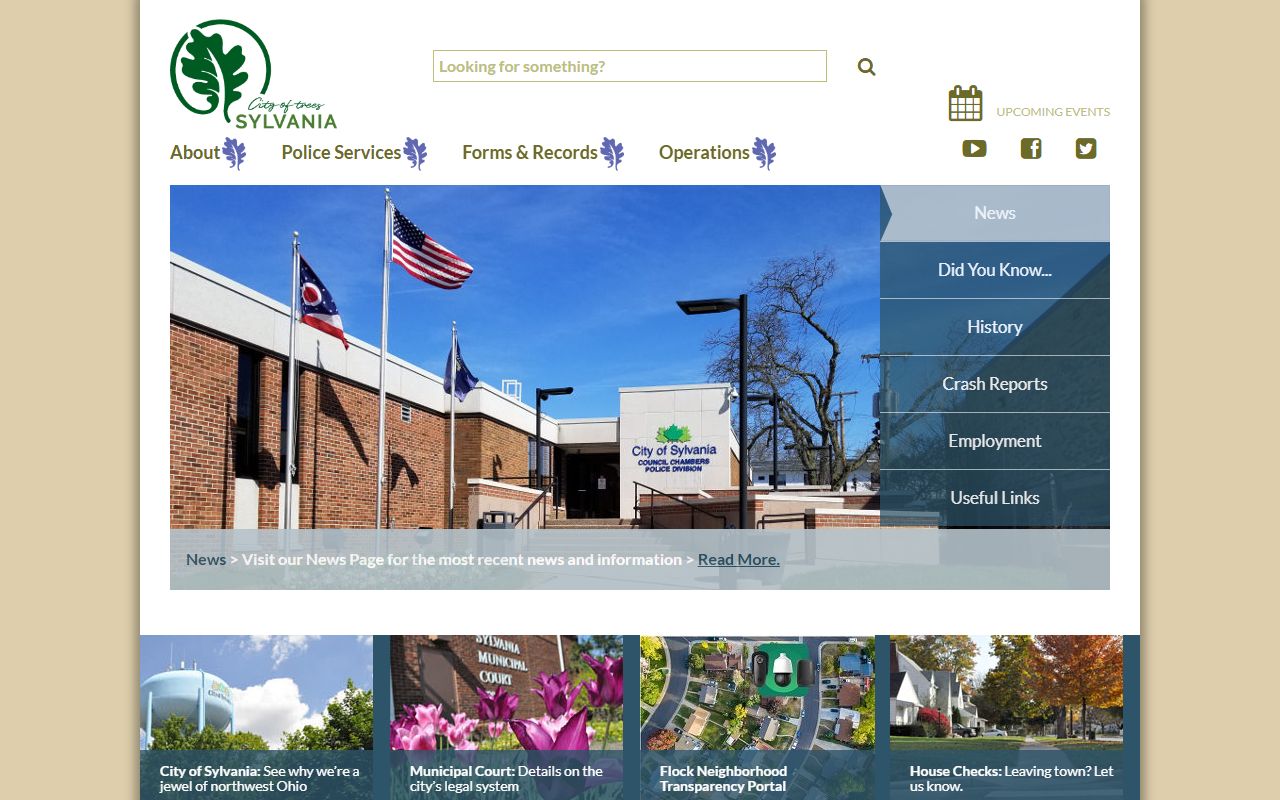 Sylvania police department phone directory