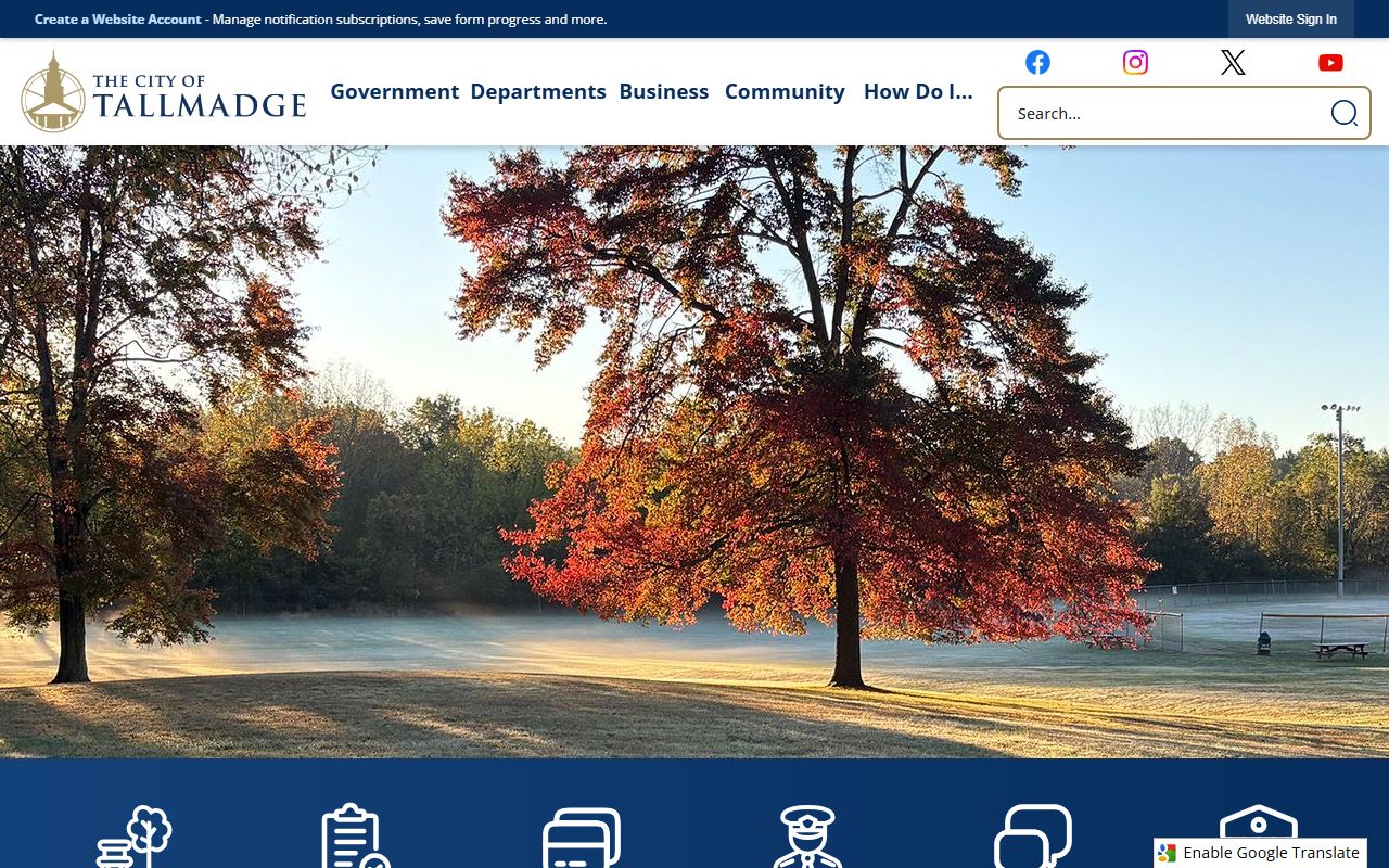 Tallmadge city website phone directory contacts