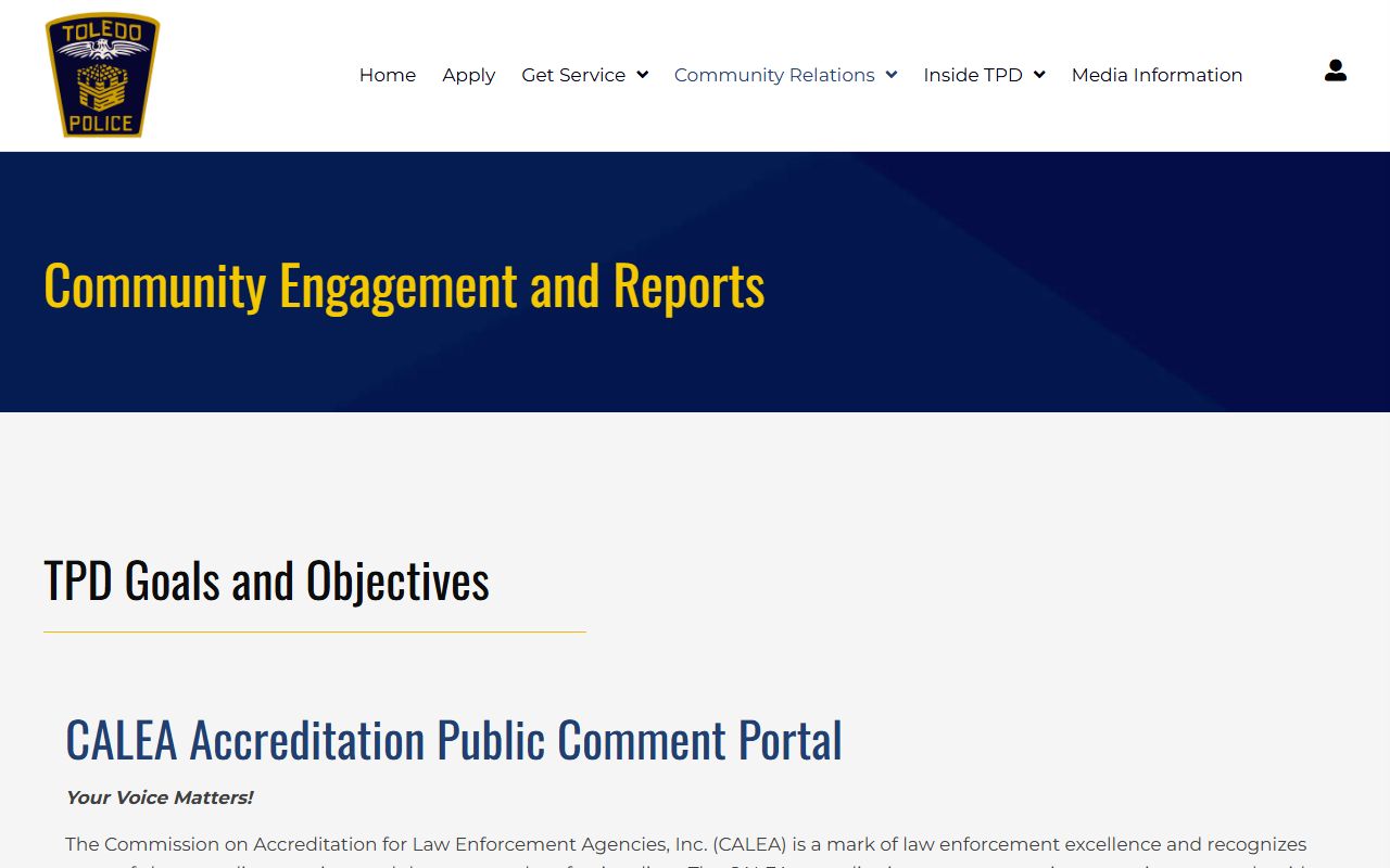 Toledo police phone directory website