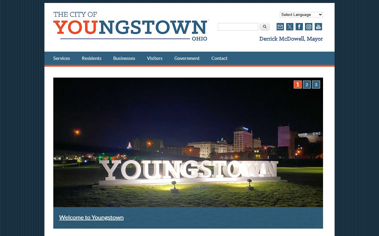 Youngstown phone directory city website