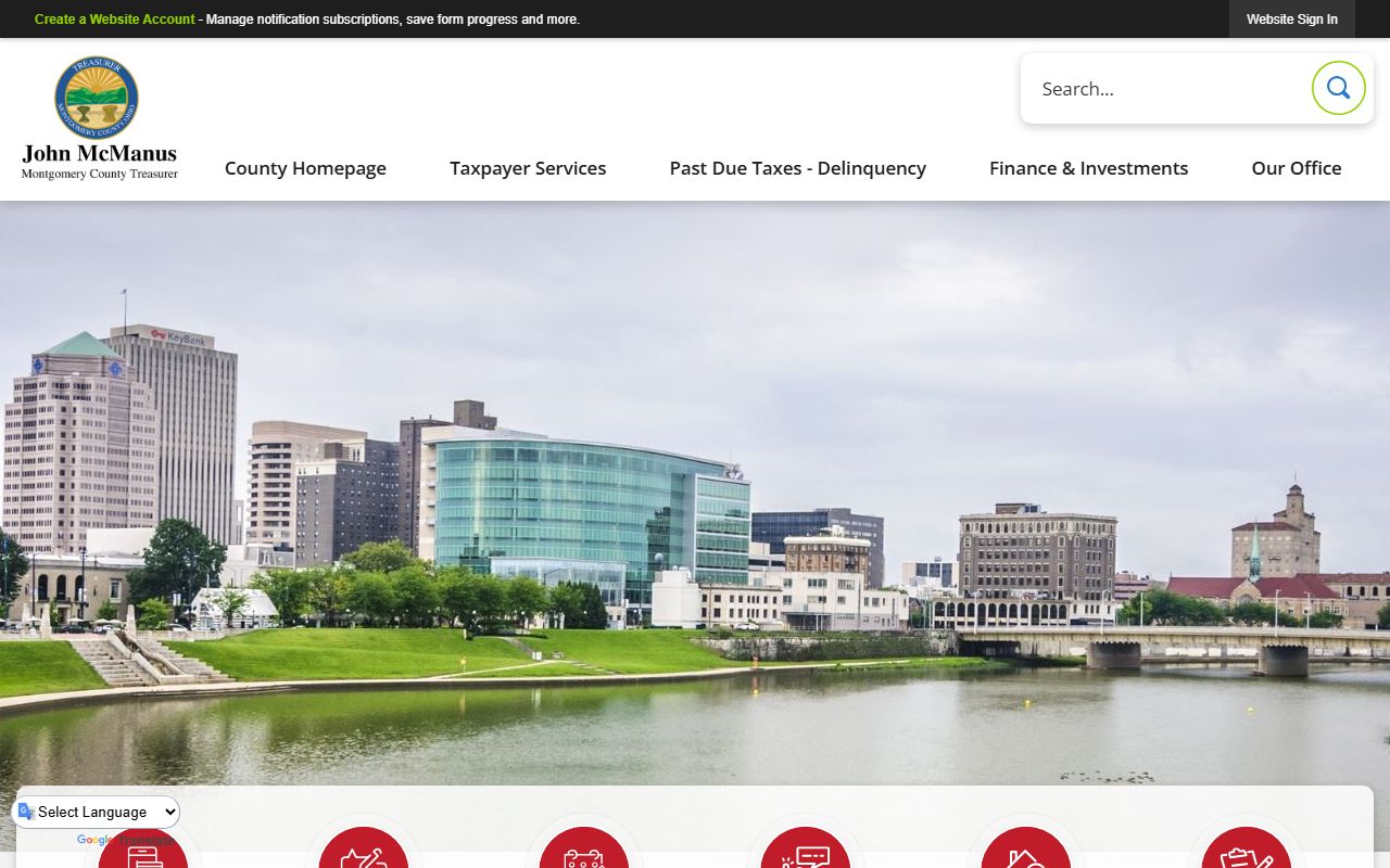 Montgomery County Treasurer website phone directory