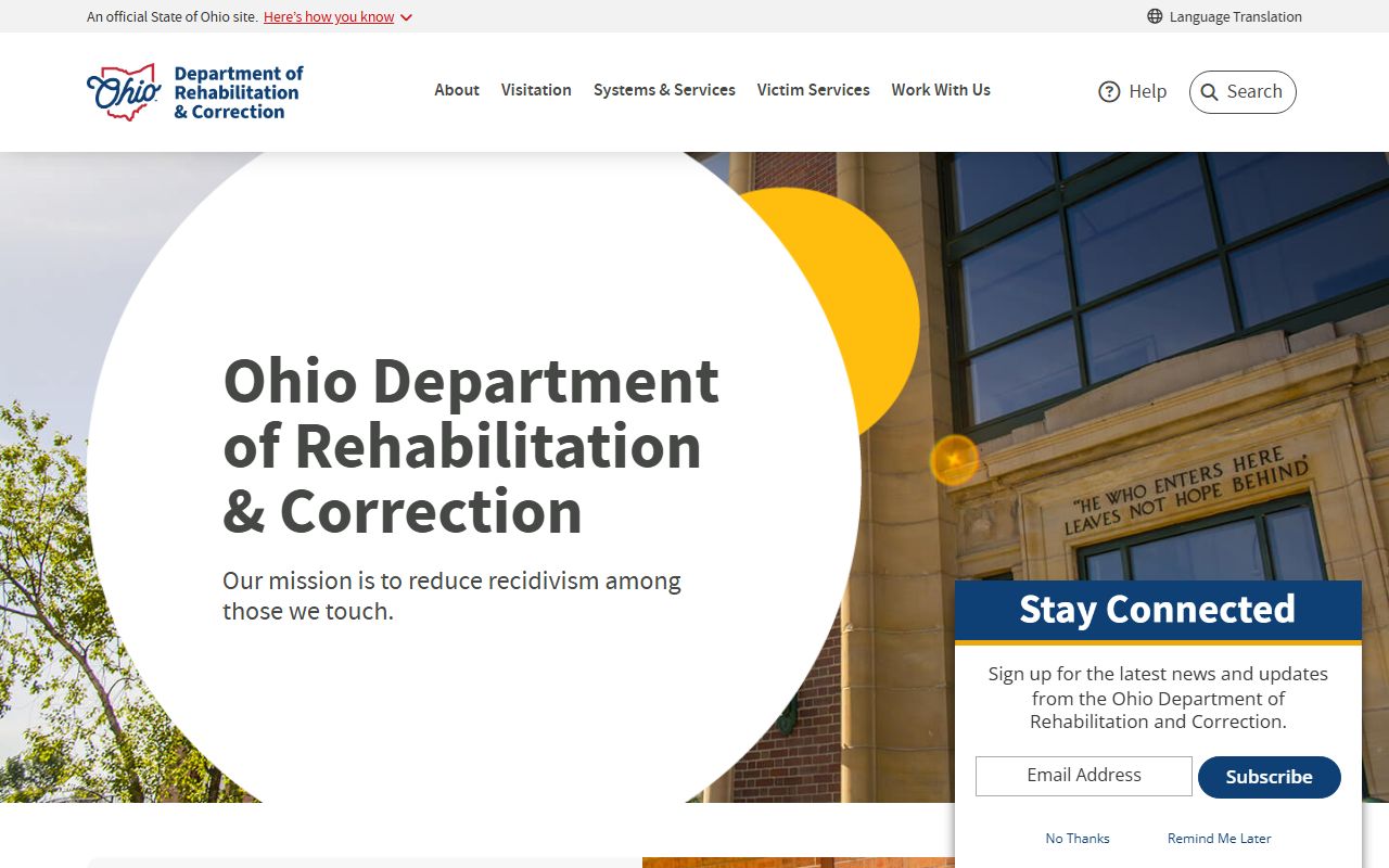 Ohio DRC corrections phone directory